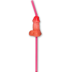 DIABLO PICANTE - SACHET DE 5 PAILLES NATURELLES GROS PÉNIS