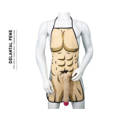 DIABLO PICANTE - FARTUCH 3D NA PENIS MIĘŚNIOWY I ODWAŻNY