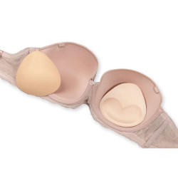 BYE-BRA - PODKLADKI PERFECT PUSH-UP BEZOWE