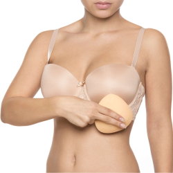 BYE-BRA - PODKLADKI PERFECT PUSH-UP BEZOWE