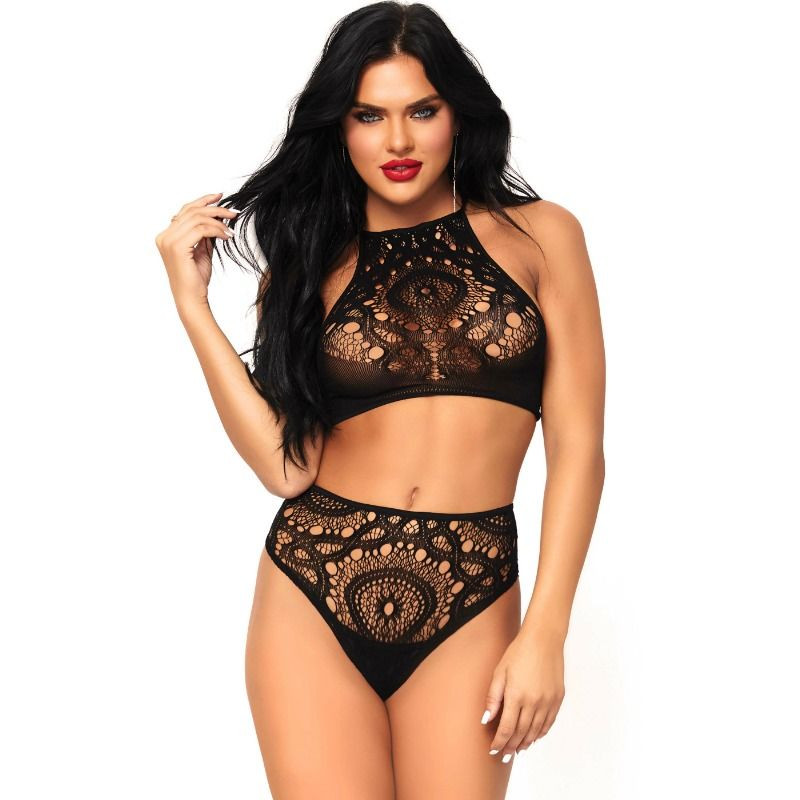 LEG AVENUE - 2 PIECES SET TOP AND PANTIES M/L LEG AVENUE - 2 PIECES SET TOP AND PANTIES M/L