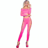 CHILIROSE - CR 3654 TOP I LEGINSY RÓZOWY S/M