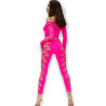 CHILIROSE - CR 4632 TOP I SPODNIE FUKSJA S/L