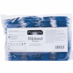 PASANTE - TOREBKA NA PREZERWATYWY RIBBED PASSION 144 SZTUKI