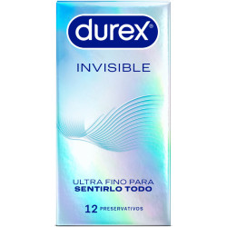 DUREX - PRESERVATIVI INVISIBILI ULTRA SOTTILI 12 UNITÀ