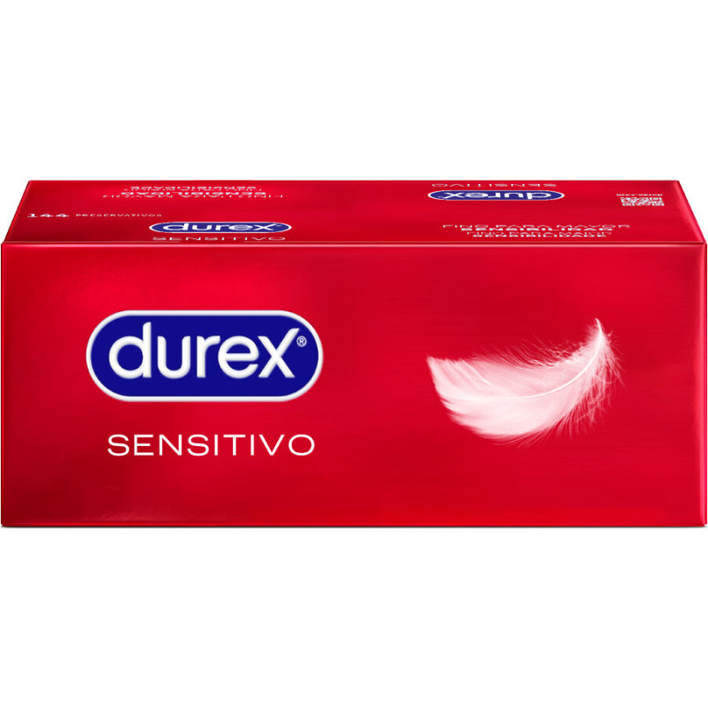 DUREX - PRESERVATIVI SENSITIVE 144 UNITÀ DUREX - PRESERVATIVI SENSITIVE 144 UNITÀ