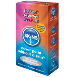 SKINS - PREZERWATY ROZNE 12 OPAK