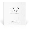 LELO - CAIXA DE PRESERVATIVO HEX 3 UNIDADES