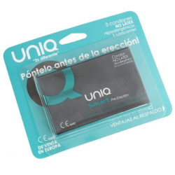 UNIQ - INTELIGENTNE BEZLATEKSOWE PREZERWATYWY PRZEDEREKCYJNE 3 SZT