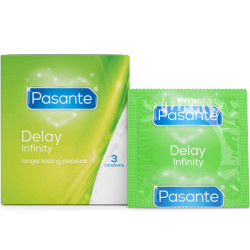 PASANTE - PREZERWATYWY DELAY INFINITY 3 SZTUKI