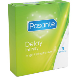 PASANTE - RETARDANTES PRESERVATIVOS INFINITY 3 UNIDADES