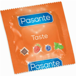 PASANTE - TORBA NA KONDOMY O SMAKU TRUSKAWKOWYM 144 SZT