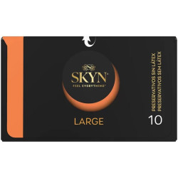 SKYN - DUŻE PREZERWATYWY Z EKSTRA REGULACJĄ 10 SZTUK