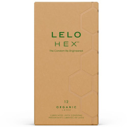 LELO - HEX ORGANIC PREZERWATYWY BOX 12 SZTUK