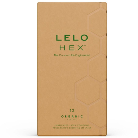 LELO - HEX ORGANIC PREZERWATYWY BOX 12 SZTUK