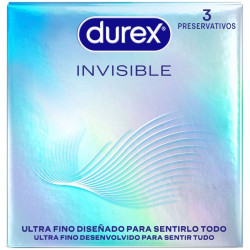 DUREX - ULTRA CIENKIE NIEWIDOCZNE PREZERWATYWY 3 SZTUKI