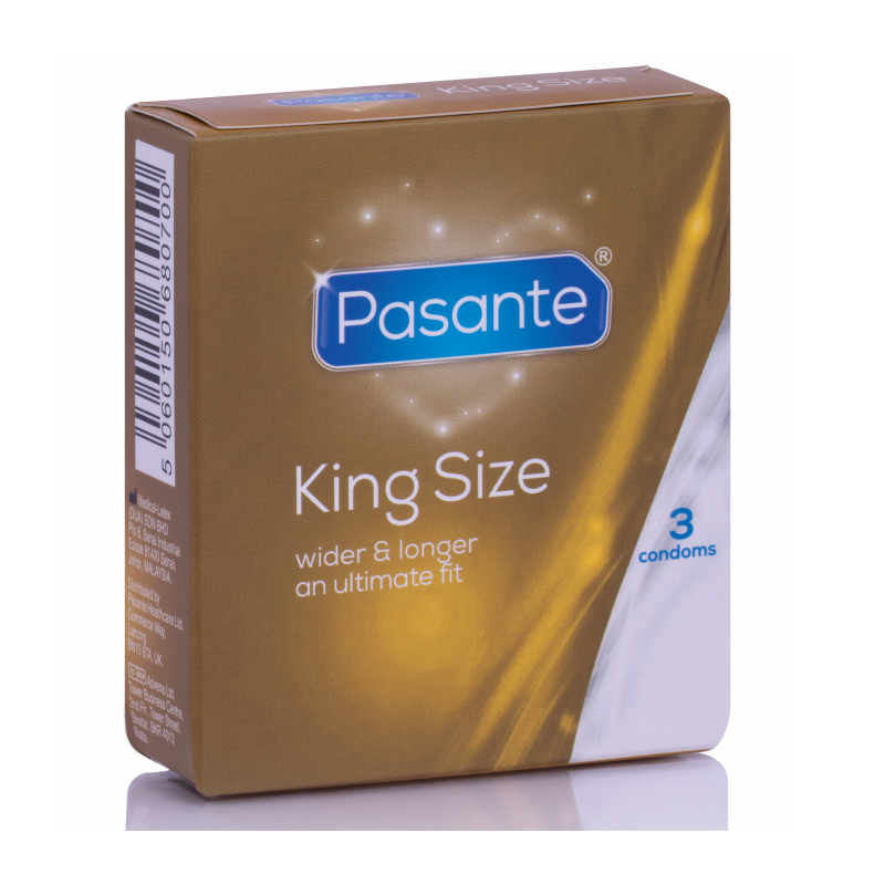 PASANTE - CONDOMS KING SIZE 3 UNITS PASANTE - CONDOMS KING SIZE 3 UNITS