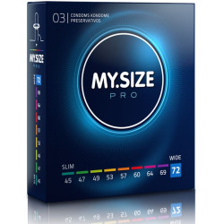 MY SIZE - PRO KONDOMY 72 MM 3 SZT