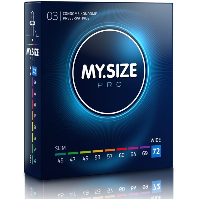 MY SIZE - PRO KONDOMY 72 MM 3 SZT