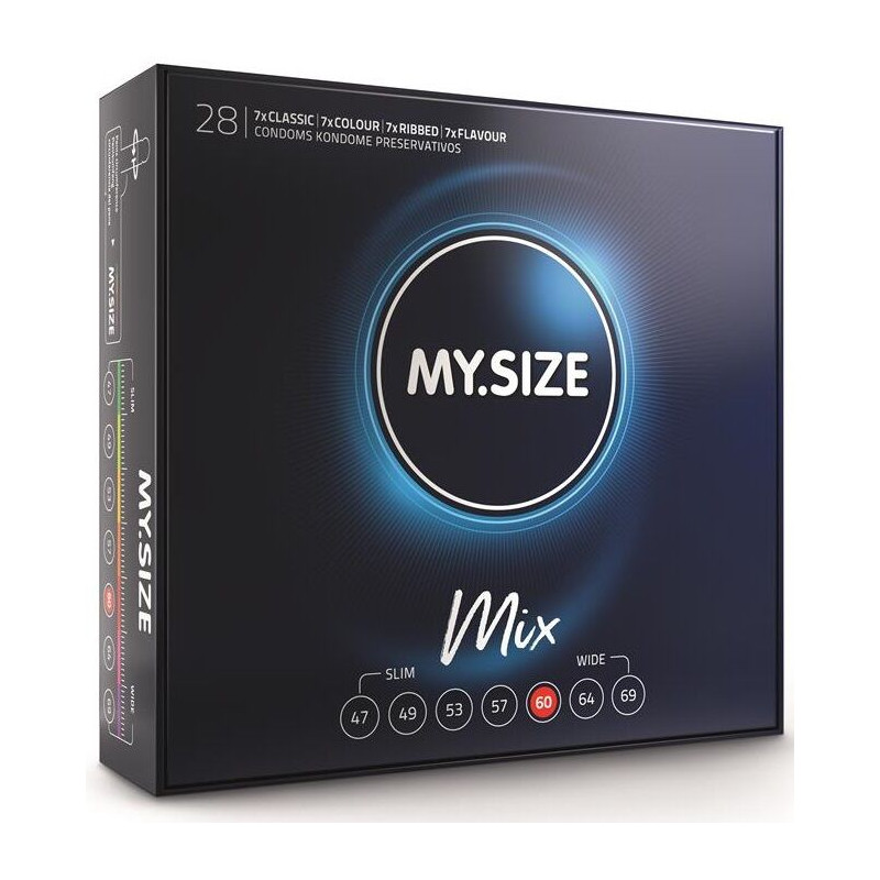 MY SIZE - MIX PREZERWACJI 60 MM 28 SZT