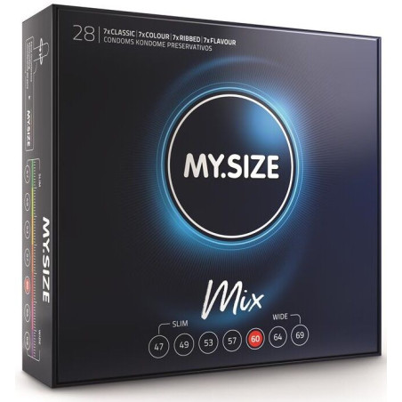 MY SIZE - MIX PREZERWACJI 60 MM 28 SZT