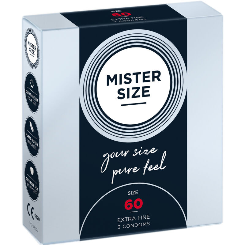 MISTER SIZE - ROZMIAR PREZERWATYWY XL 60 MM (3 SZTUKI)