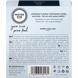 MISTER SIZE - PREZERWATYWY ROZMIAR XXL 64 MM (3 SZTUKI)
