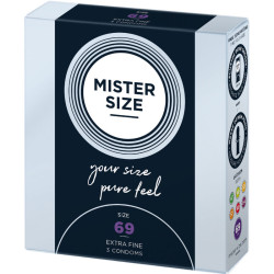 MISTER SIZE - PREZERWATYWY ROZMIAR XXXL 69 MM (3 SZTUKI)
