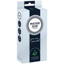 MISTER SIZE - PREZERWATYWY ROZMIAR XS 47 MM (10 SZTUK)