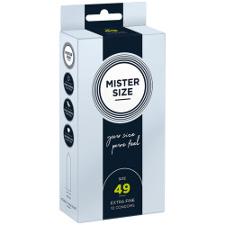 MISTER SIZE - ROZMIAR PREZERWATYWY S 49 MM (10 SZTUK)