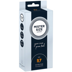 MISTER SIZE - ROZMIAR PREZERWATYWY L 57 MM (10 SZTUK)