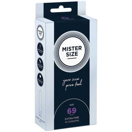 MISTER SIZE - PREZERWATYWY ROZMIAR XXXL 69 MM (10 SZTUK)