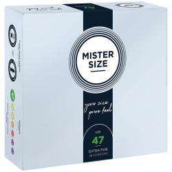 MISTER SIZE - PREZERWATYWY ROZMIAR XS 47 MM (36 SZTUK)