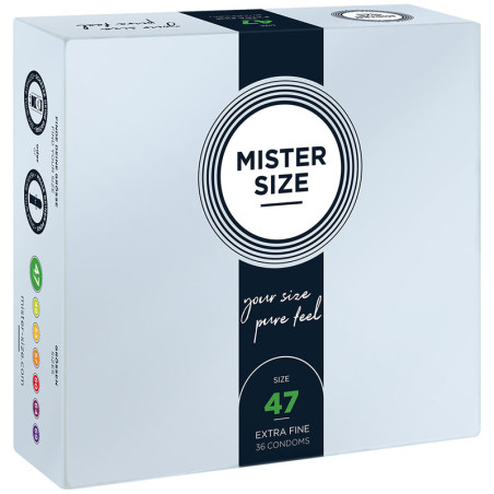 MISTER SIZE - PREZERWATYWY ROZMIAR XS 47 MM (36 SZTUK)
