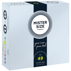 MISTER SIZE - ROZMIAR PREZERWATYWY S 49 MM (36 SZTUK)