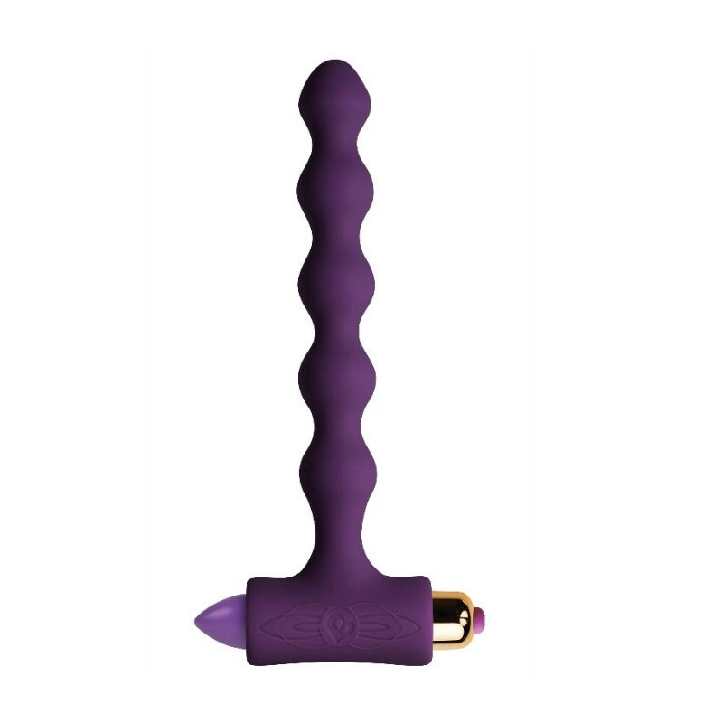ROCKS-OFF - KOREK ANALNY Z WIBRACJAMI I RZEKAMI PETITE SENSATIONS PEARLS