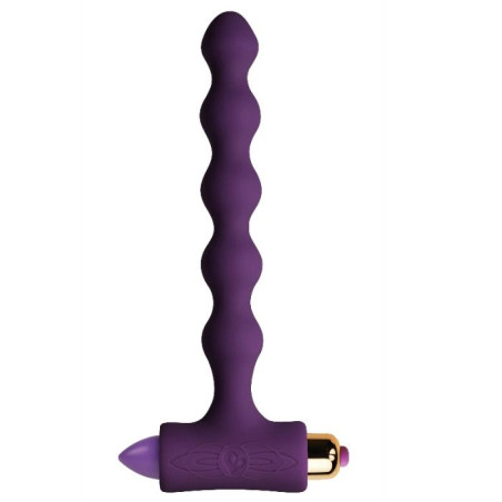 ROCKS-OFF - KOREK ANALNY Z WIBRACJAMI I RZEKAMI PETITE SENSATIONS PEARLS