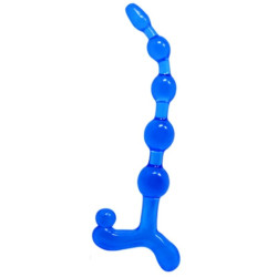 BAILE - BENDY TWIST NIEBIESKIE KULKI ANALNE