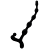 ADDICTED TOYS - KULKI ANALNE 22 CM CZARNE