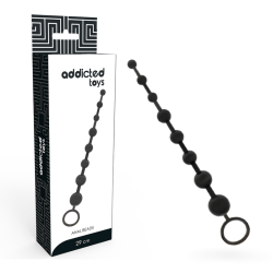 ADDICTED TOYS - KORALIKI ANALNE 29 CM CZARNE