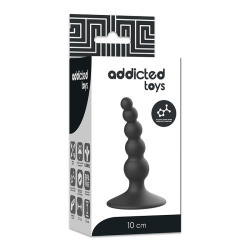 ADDICTED TOYS - ZATYCZKA ANALNA 10 CM CZARNA