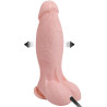BAILE - DMUJACY REALISTYCZNY DILDO Z PRZYSsawkA 15 CM