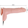 BAILE - REALISTYCZNY WIBRUJACY I DMUJACY DILDO 18,8 CM