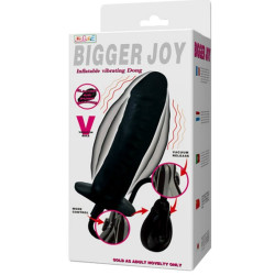 BAILE - DMUJACY DILDO Z WIBRACJAMI WIEKSZEJ JOY 16 CM