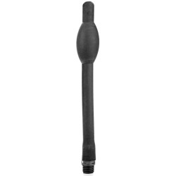 ALL BLACK - PRYSZNIC ANALNY SILIKONOWY ZACZEPOWY 27 CM