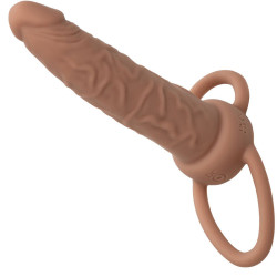 CALEXOTICS - PERFORMANCE MAXX LADOWANY PODWÓJNY PENETRATOR BRAZOWA SKÓRA