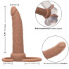 CALEXOTICS - PERFORMANCE MAXX LADOWANY PODWÓJNY PENETRATOR BRAZOWA SKÓRA