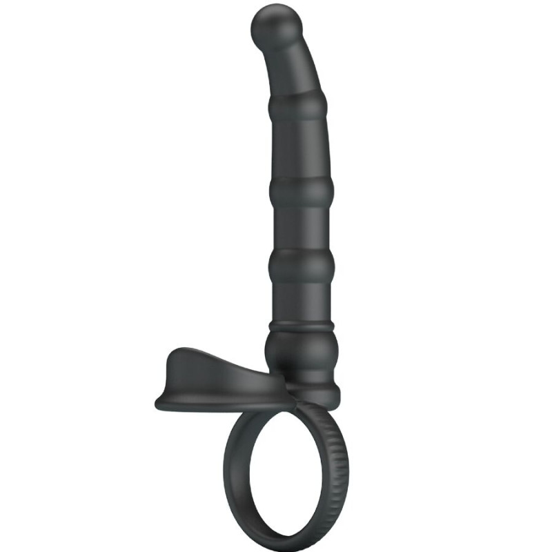 PRETTY LOVE - TATUM WIBRACYJNY PENIS RING Z ZATYCZKĄ 10 WIBRACJI CZARNY PRETTY LOVE - TATUM WIBRACYJNY PENIS RING Z ZATYCZKĄ 10 WIBRACJI CZARNY
