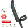 PRETTY LOVE - TATUM WIBRACYJNY PENIS RING Z ZATYCZKĄ 10 WIBRACJI CZARNY