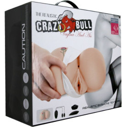CRAZY BULL - POCHWA I ODBYT Z REALISTYCZNYM TATUAZEM Z WIBRACJAMI